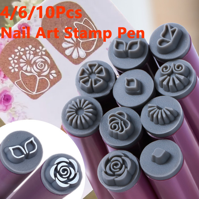 MAFANAILS Nail Art Stempel Set, Blumen und Schmetterling Design, Unisex - Bild 1