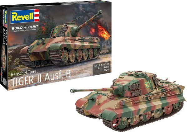 Revell Tiger II Ausf.B (Henschel Turret) Panzer Grau