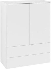 V&B Highboard Antao ohne Frontstruktur, weiß, B: 104 cm, H: 81,4 cm, T: 35,6 cm - Bild 1