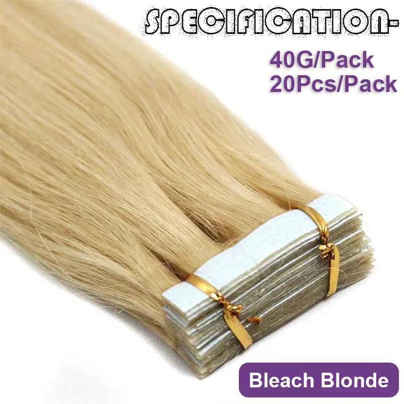 mayfive Echthaar Tape Ins, Blond - Bild 2