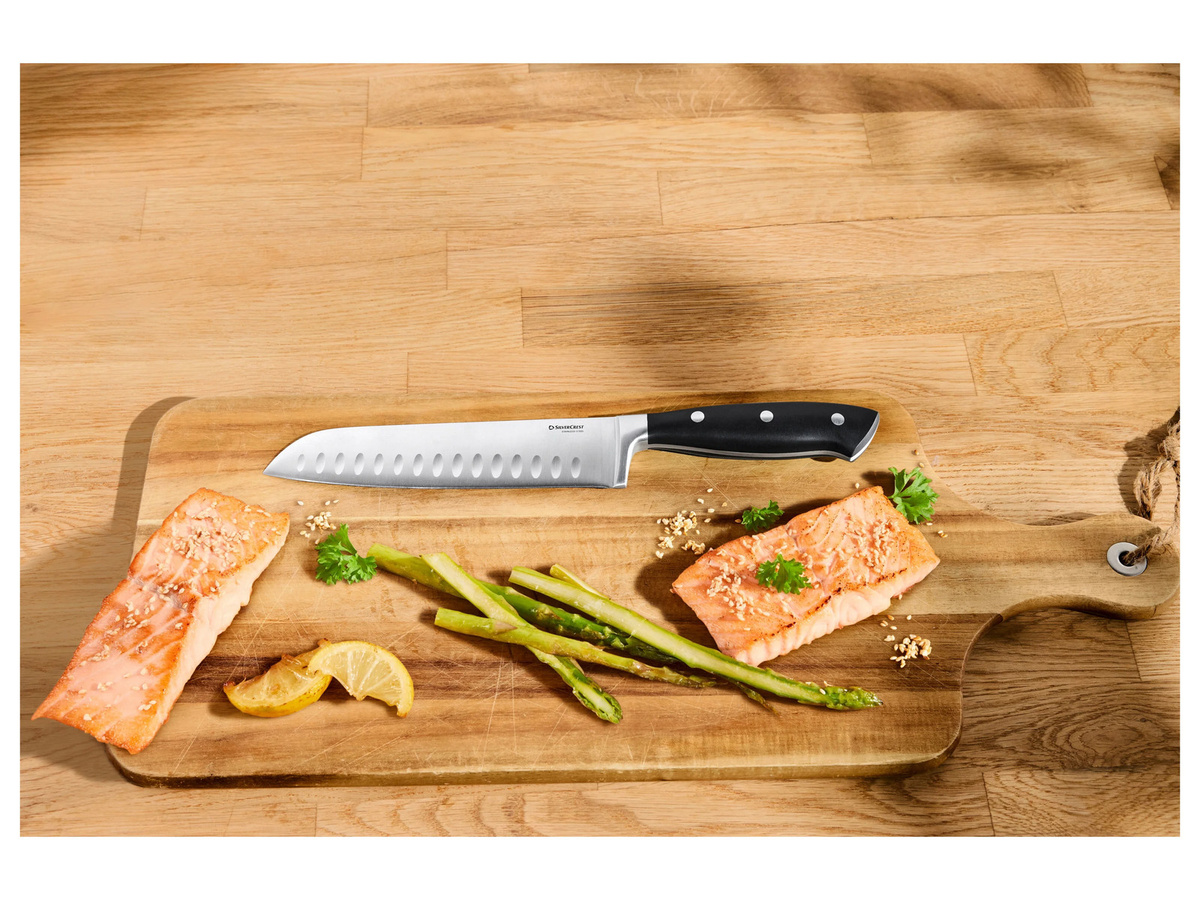 SILVERCREST Premium-Küchenmesser-Set mit Kochmesser, Santoku-Messer und Hackmesser - Bild 2