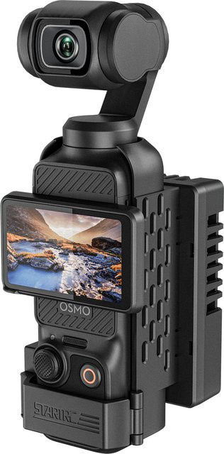 STARTRC Ice Core Kühlradiator für DJI Osmo Pocket 3 Kamera Zubehör in Schwarz mit 3-Gang-Einstellung und Cold Shoe Anschluss - Bild 1
