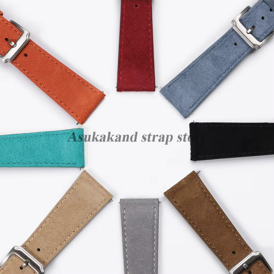 Uhrenarmband Wildleder, Leder, Unisex, Bunt - Bild 2