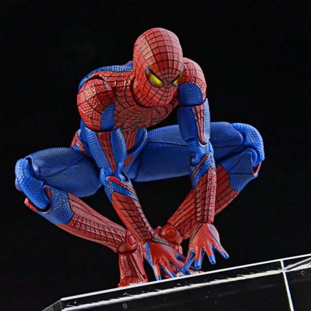 Ct Toys Spiderman Mafex 001 Peter Parker Andrew Garfield The Amazing Spider-Man Shf Anime Actionfigur, Modell Spielzeug - Bild 1