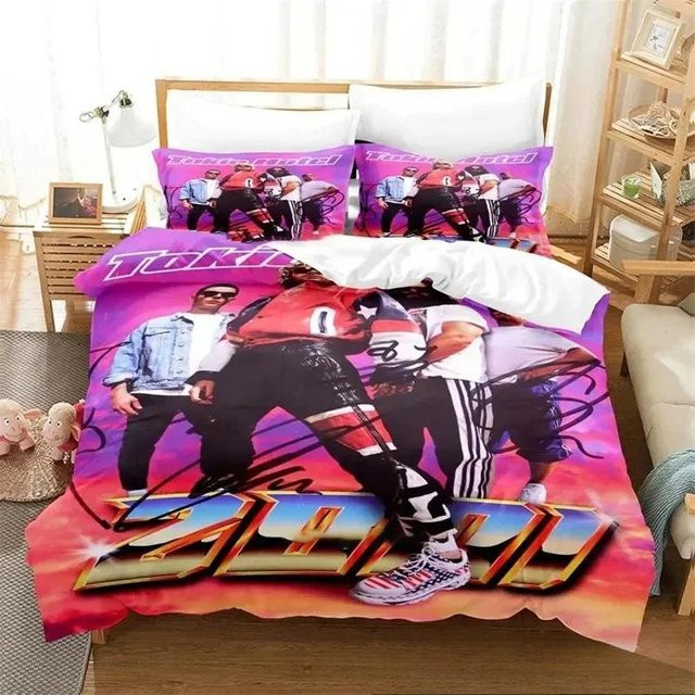 Bettwäsche-Set Tokio Hotel Kaulitz mit Bettbezug und Kissenbezug, Mehrfarbig, B/H: 135 x 200 cm - Bild 1