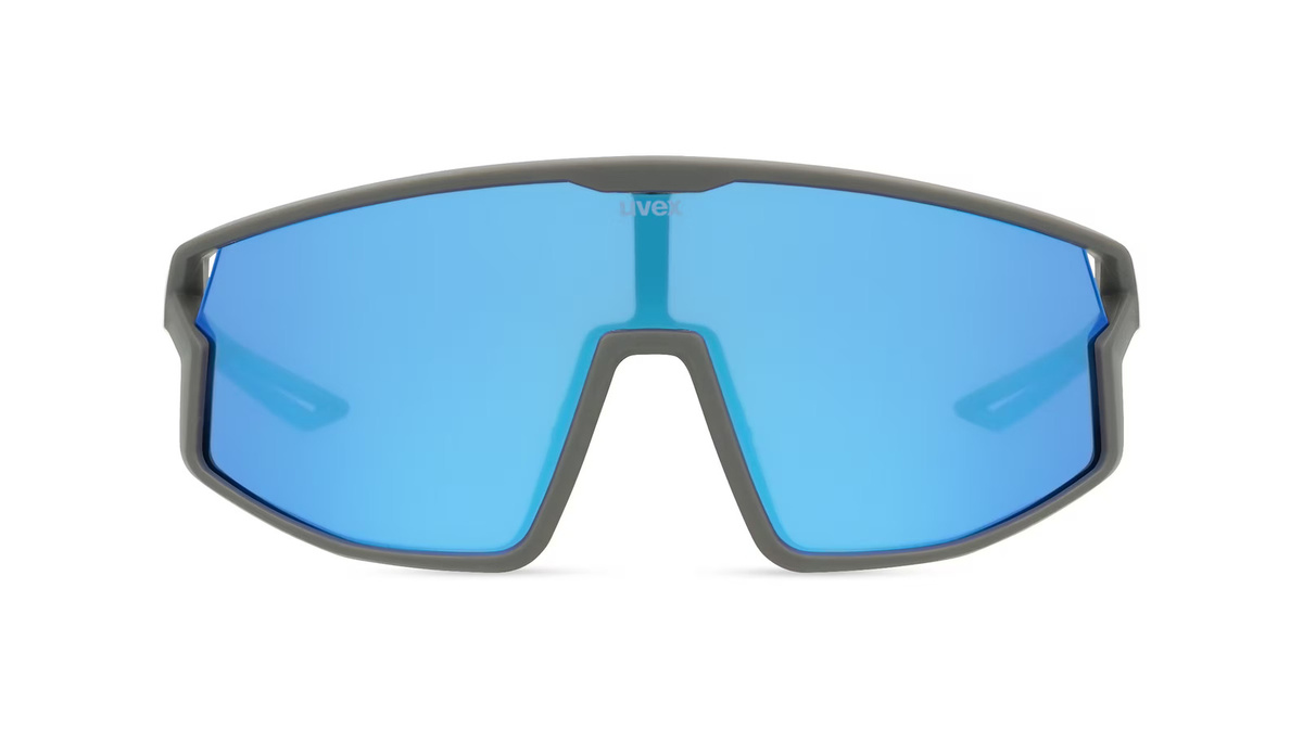 Uvex S533076 Kinder-Sonnenbrille, Vollrand, Monoscheibe, Kunststoff, Grau - Bild 1