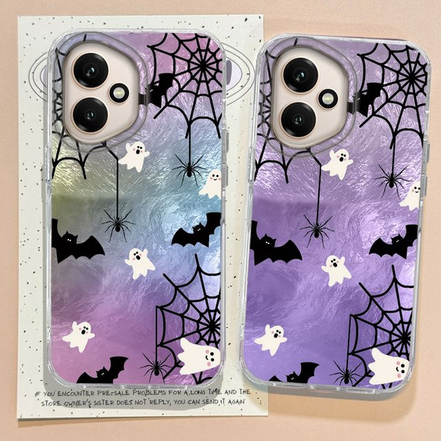 Halloween Handyhülle mit lustigem Geister-Gesicht für Honor 400 200 90 Smart Pro Magie 7 6 70 Lite X9a X9c X9b X8a X8b X8c X6c X7b X7c X6b X6 Abdeckung - Bild 1