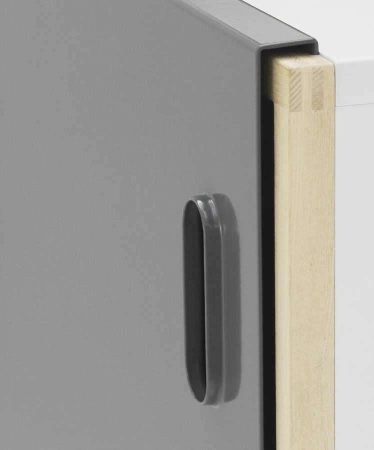 Normann Copenhagen Kabino Sideboard in skandinavischem Design aus Eschenholz und MDF, Farben: Grau oder Weiß - Bild 2