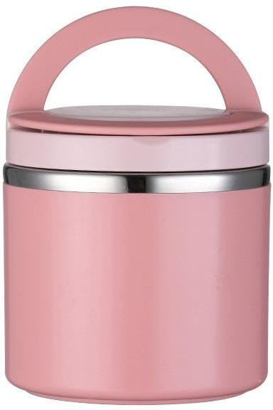 Yiran Furniture Isolierter Thermobehälter aus Edelstahl für Suppen und Speisen, 630 ml und 1000 ml, Farben: Blau, Pink, Grün - Bild 1