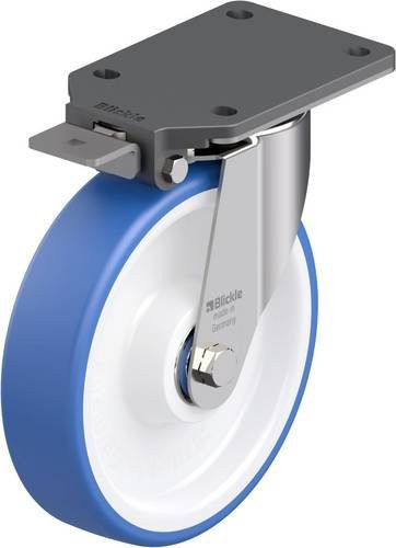Blickle LEX-POTHS 200XK-IS Edelstahl-Lenkrolle mit Rad-Durchmesser 200 mm und einer Tragfähigkeit von max. 300 kg - Bild 1