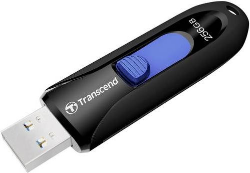 Transcend JetFlash 790 USB-Stick 256 GB USB 3.2 Gen 2 Schwarz Blau TS256GJF790K - Bild 1