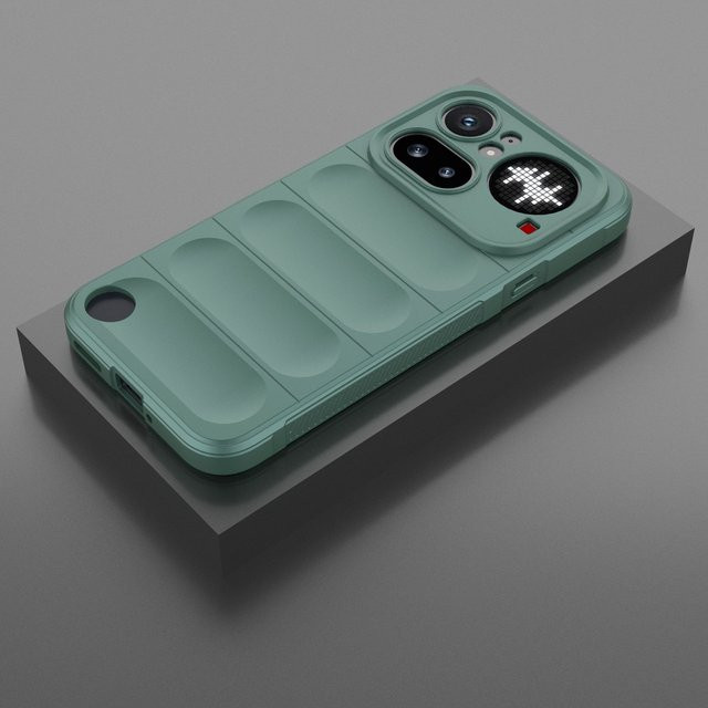 Nothing Phone 4A Pro Handyhülle aus weichem, stoßfestem und waschbarem TPU in Grün - Bild 1