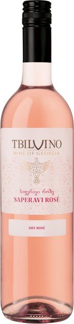 Tbilvino Saperavi Roséwein, Georgien (Kakheti), trocken, 2024, 0,75 l - Bild 1