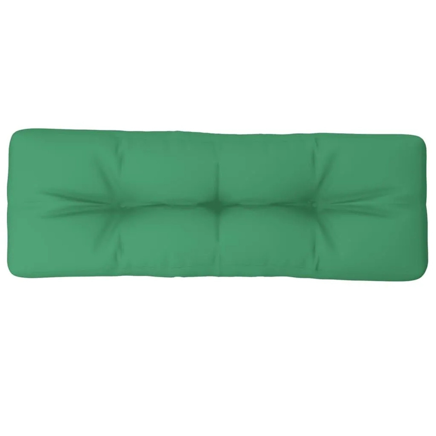 vidaXL Palettenkissen Grün aus Polyester, wasserabweisend und UV-beständig, B/T/H: 120 x 40 x 12 cm - Bild 2