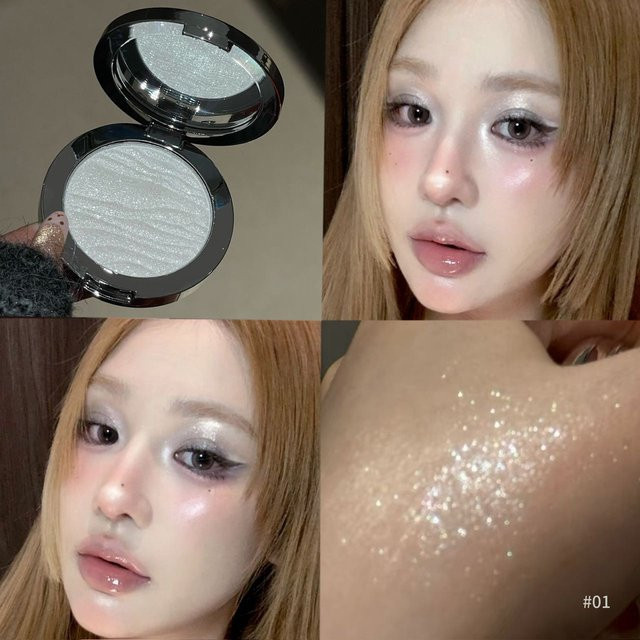 Faiccia Dual-Use Lidschatten-Highlighter, Schimmernd, Unisex - Bild 1