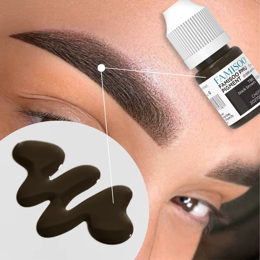 FAMISOO Augenbrauen-Tattoo-Tinte, 5 ml, Unisex - Bild 5