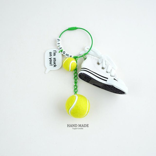 Rd lala Taschenanhänger Tennisschuhe, Unisex - Bild 1