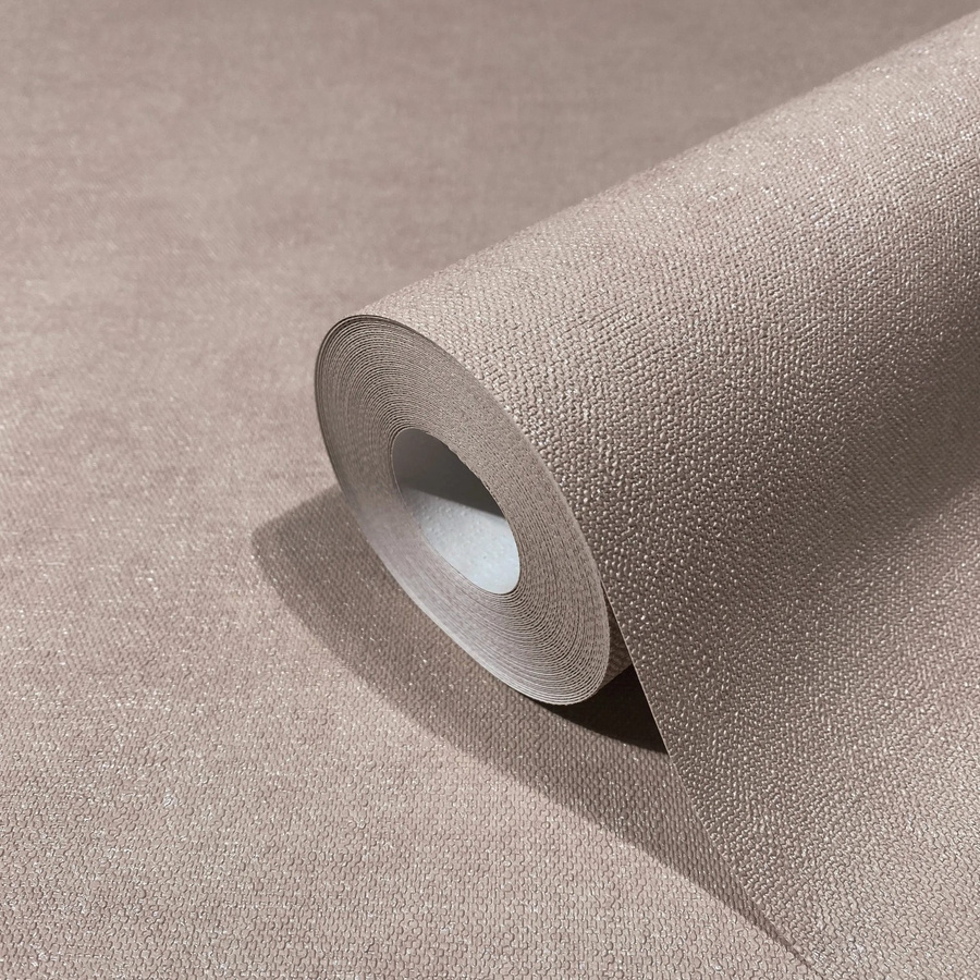 Marburg Vliestapete Modern Uni Rot und Beige FSC-zertifiziert - Bild 1
