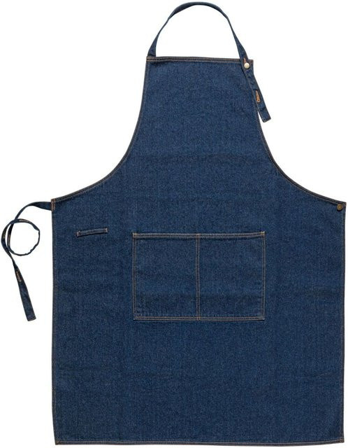 Costa Nova Denim Schürze aus 100 % Baumwolle, Blau, 2er Pack, B: 75 cm, L: 98 cm - Bild 1