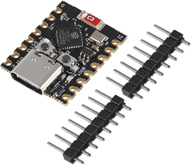 PENGHEKEJI ESP32-C3 SuperMini Entwicklungsboard mit WLAN und Bluetooth in Schwarz - Bild 1
