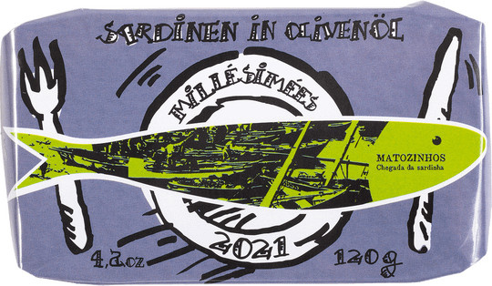 Cantara Jahrgangssardinen in Olivenöl 120 g - Bild 1