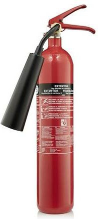 Smartwares CO2 Kohlendioxidfeuerlöscher Brandklasse B in Rot mit 2,0 l Inhalt - Bild 1