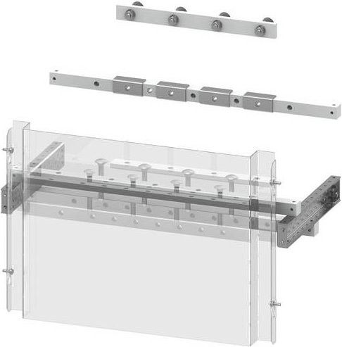 Siemens Energieverteiler 8PQ6000-5BA81 mit transparentem Gehäuse - Bild 1