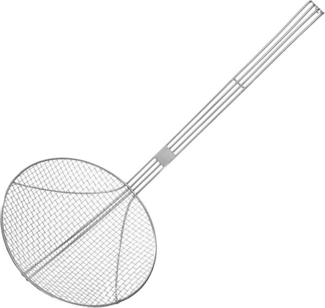 Hendi Edelstahlsieb zum Frittieren, rund, silber, Durchmesser: 22,0 cm - Bild 1