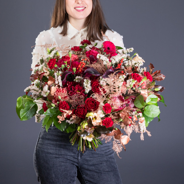 BLUME2000 Bouquet Winter multicolor red white pink Größe L - Bild 1
