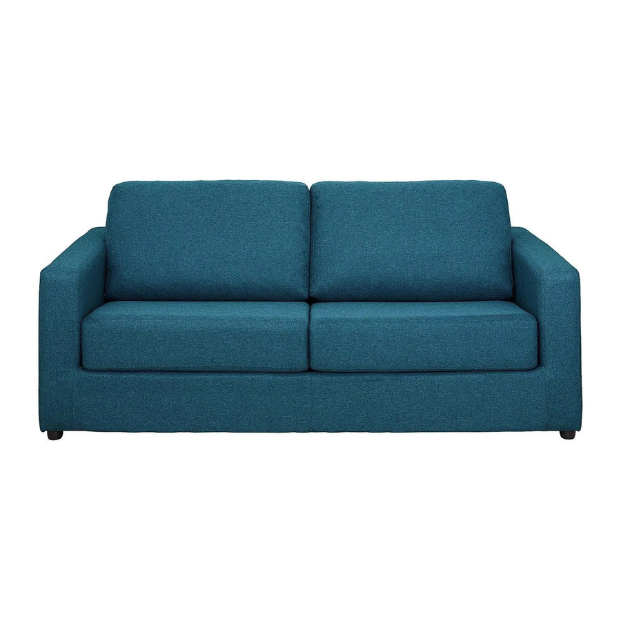 Schlafsofa Doneto Vente-unique Blau mit Stoffbezug, Breite: 194 cm - Bild 2