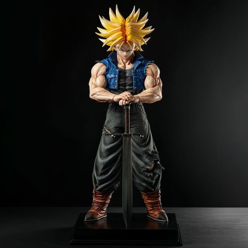 Bandai Dragon Ball Z Anime Actionfigur Trunks Statue aus Kunstharz, mehrfarbig, Höhe: 53 cm - Bild 1