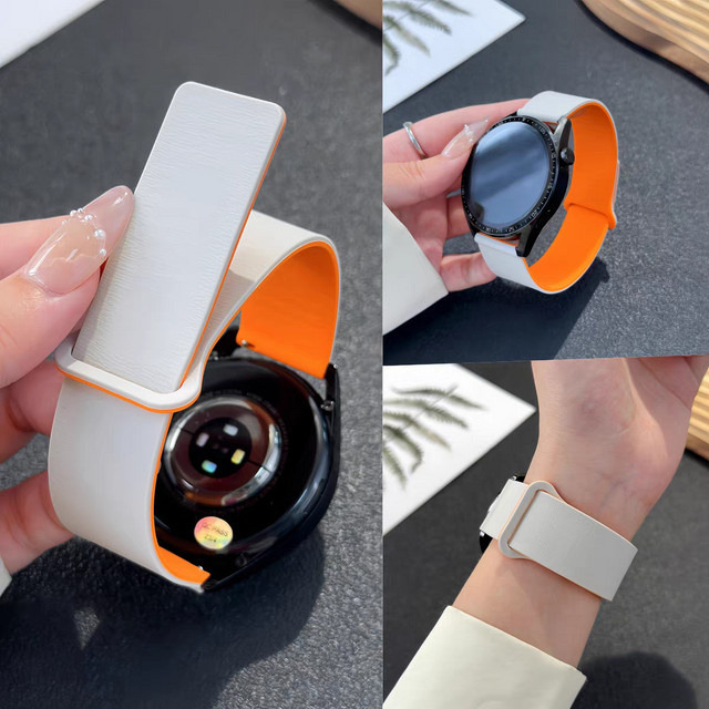 FancyWrist Uhrenarmband Silikon, Weiß, Klassisch - Bild 1