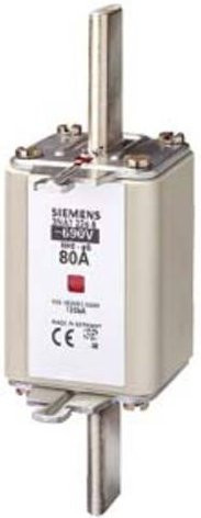 Siemens Sicherungseinsatz 3NA72326, Größe 2, 125A, 690V, 3er-Pack, rot/weiß - Bild 1