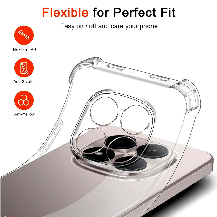 Stoßfeste Silikon-Handyhülle für Xiaomi Poco M8, X8 Max, F8 17 Ultra, 17T und Redmi Note 15 Pro Plus 5G in Transparent - Bild 3
