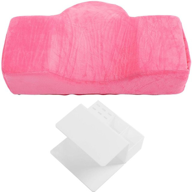Aimo Wimpernkissen mit Acryl-Ablage und Organizer, ergonomisch und atmungsaktiv, pink - Bild 1