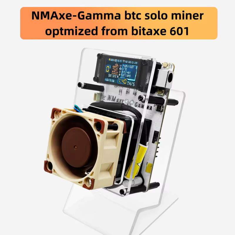 NMAxe Gamma NMMiner BM1370 ASIC BTC Solo Lottery Miner 1.2TH/s Open-Source für den Heimgebrauch - Bild 3