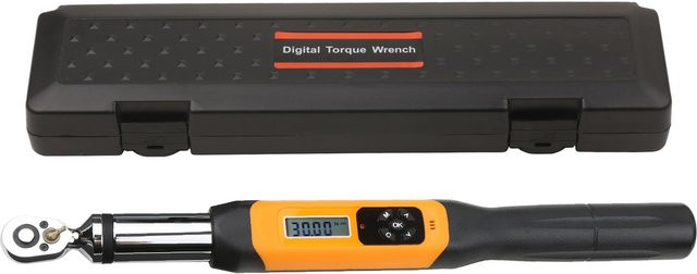 VehicleKit Digitaler Drehmomentschlüssel 1/4 Zoll mit LCD-Alarm und Summer, Schwarz, 0,3-30 Nm - Bild 1