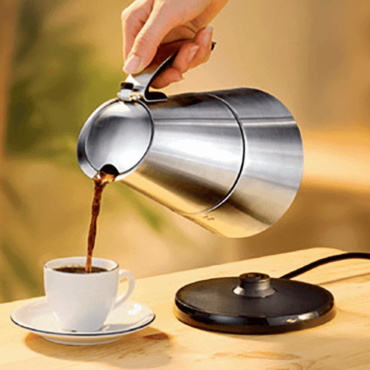 Rommelsbacher EKO 364/E ElPresso mini Siebträgermaschine in Silber aus Edelstahl und Kunststoff mit Auto-Shutoff - Bild 3