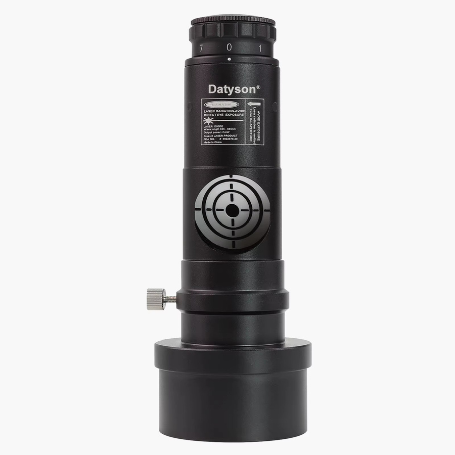 Datyson Laserkollimator in Rot mit 2-Zoll-Adapter für Newtonsche und SCT-Reflexionsteleskope, 1,25 Zoll - Bild 6