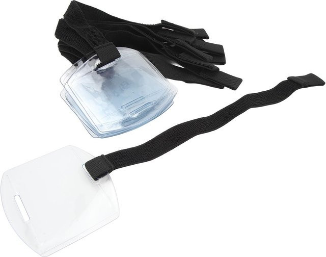 10 Stück GoolRC Armband Ausweishalter aus wasserdichtem PVC mit Klettverschluss in Schwarz - Bild 1