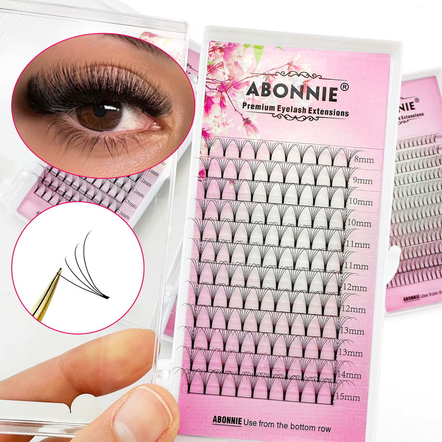 ABONNIE Volumenfächer, künstlicher Nerz, 3D/4D/5D/6D - Bild 5