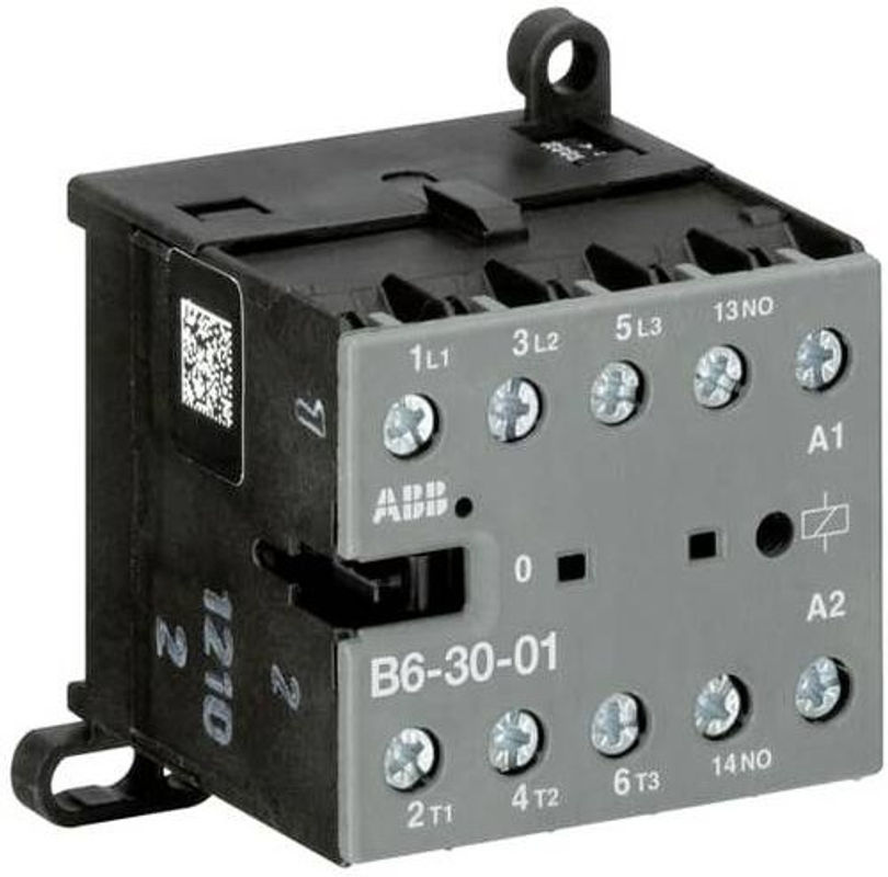 ABB B6-30-01-80 Kleinschütz mit 1 Schließer und 4 Schließern, 220V, 8.5A, Schwarz - Bild 2