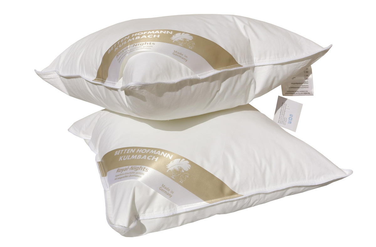 2er-Set Betten Hofmann Basic Allergiker Kleinkissen aus Polyester und Baumwolle, Weiß, B/T/H: 45 x 45 x 45 cm - Bild 1