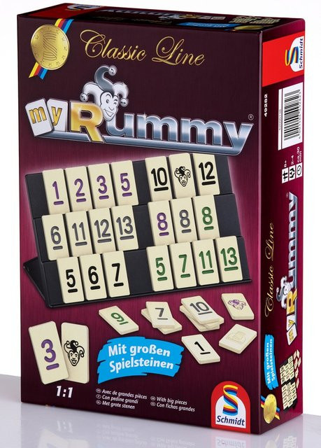 Schmidt Spiele Classic Line MyRummy Brettspiel ab 8 Jahren - Bild 1