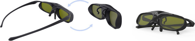 XGIMI 3D Brille in Schwarz aus Kunststoff - Bild 1