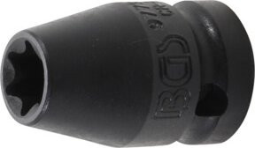 BGS Kraft-Steckschlüssel-Einsatz E-Profil 9779-14 mit 1/2 Zoll Antrieb und SW E14 in Schwarz - Bild 1