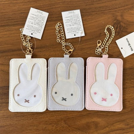 Miffy Anhänger, Leder, mit Kette, Mädchen
