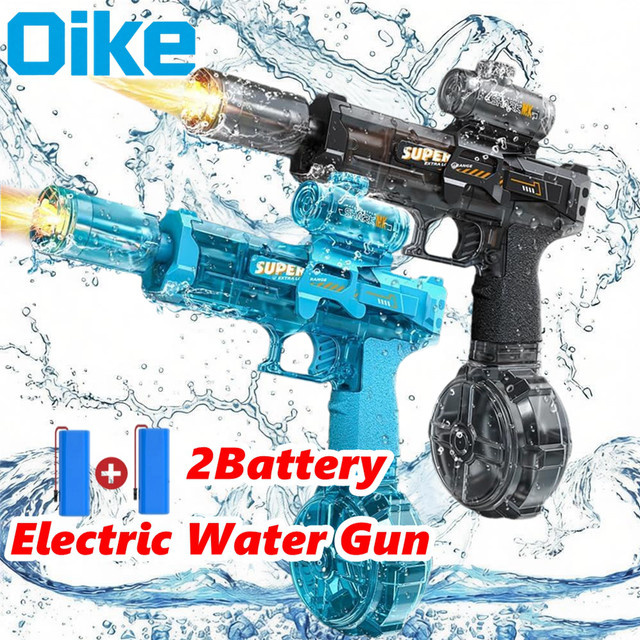 OiKe Elektrische Wasserpistole, mit LED-Licht - Bild 1