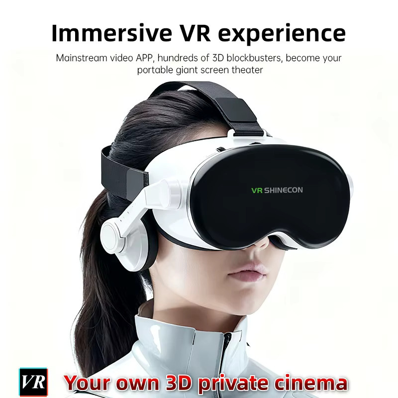 VR SHINECON G18E Virtual Reality VR-Brille mit HD-Stereo-Display und Joystick-Unterstützung für Smartphones von 4,7 bis 7 Zoll - Bild 5