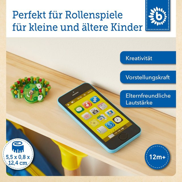 Bieco Lernspaß Kinder Smartphone, mit 40 Sounds, ab 1 Jahr - Bild 1